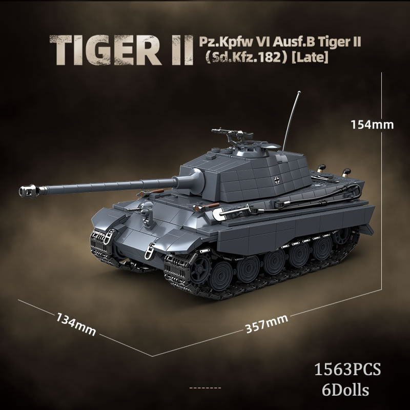 WW2 Military The King Tiger He - Lego Compatible Military Tank 评论和价格