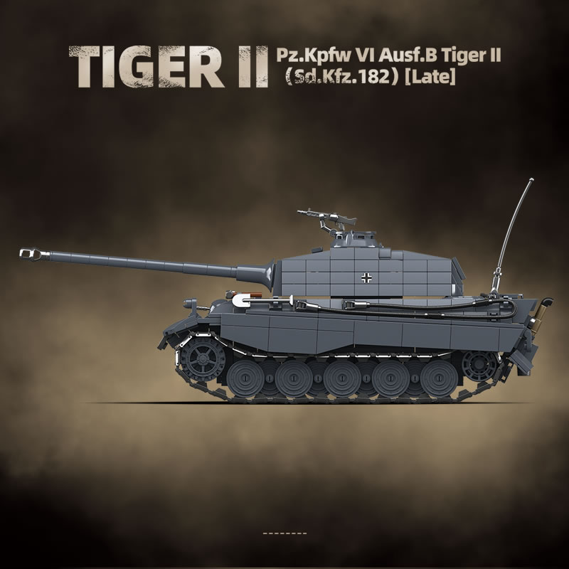 WW2 Military The King Tiger He - Lego Compatible Military Tank 评论和价格