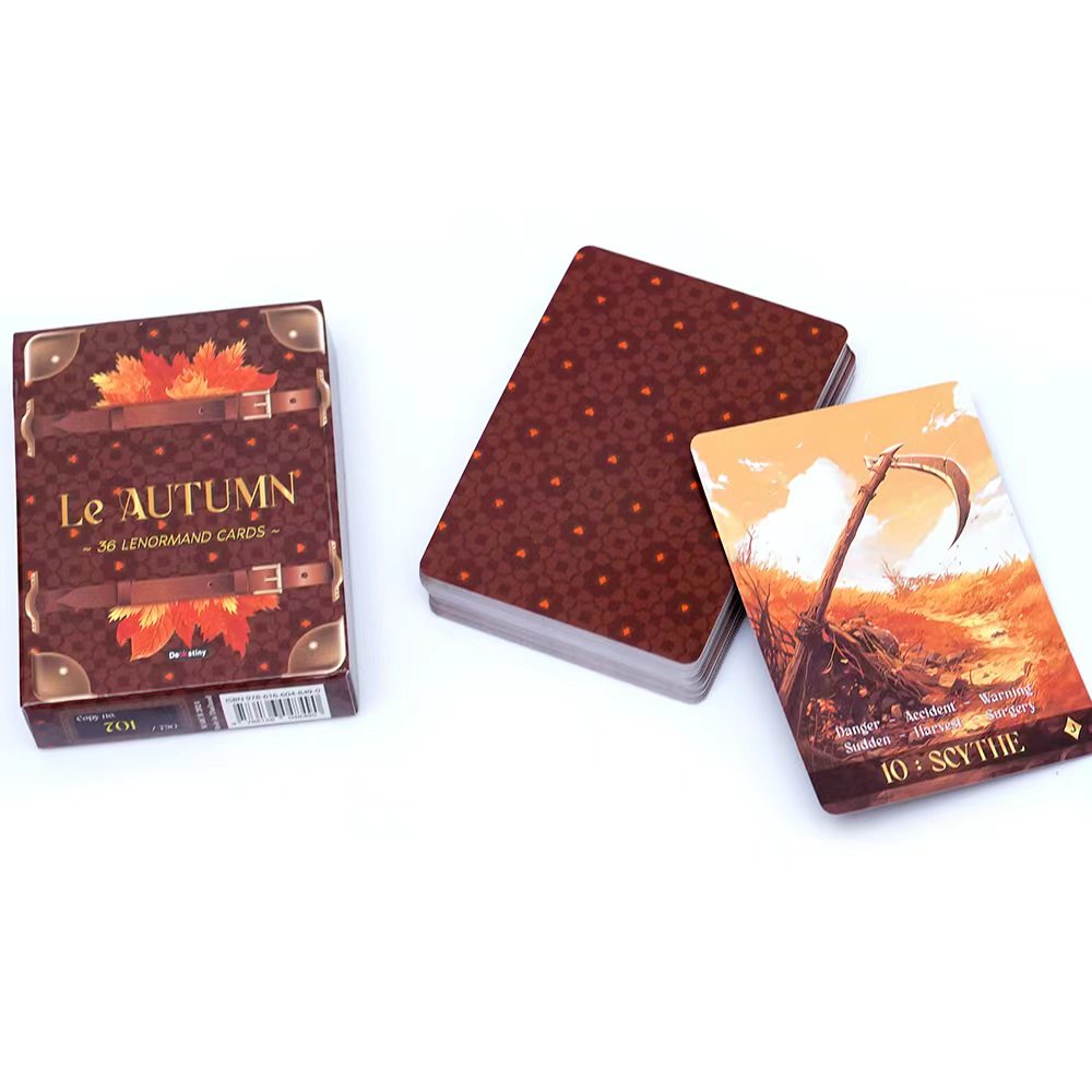 Lenormand Tarot Deck Le Autumn - Tarot Cards Deck With Guidebook 评论和价格
