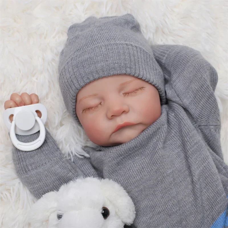 18-inch full silicone reborn d - Reborn Baby Doll Silicone Realistic 评论和价格