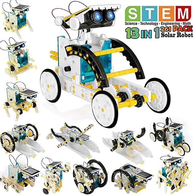 STEM 13-in-1 Education Solar R - Stem Solar Robot Kit For Kids 评论和价格
