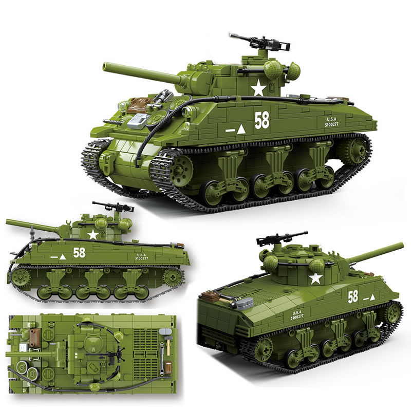 New World WarII Military Weapo - Lego Compatible Military Tank 评论和价格