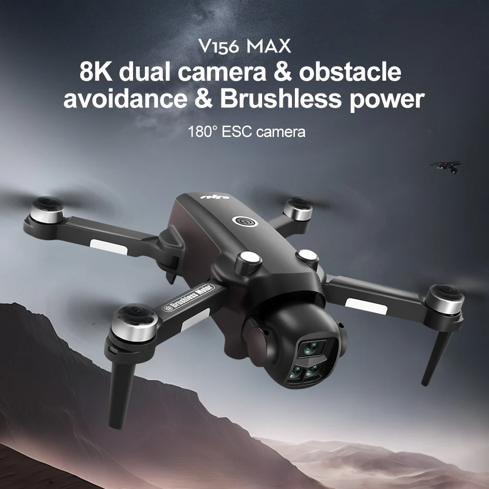 Original V156MAX GPS RC Aerial - Fpv Brushless Rc Drone 4K 评论和价格