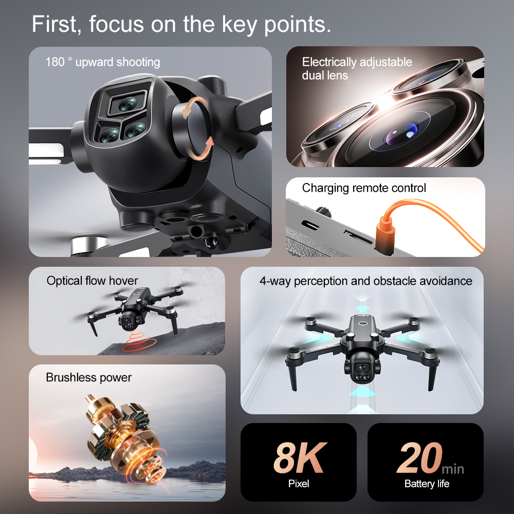Original V156MAX GPS RC Aerial - Fpv Brushless Rc Drone 4K 评论和价格