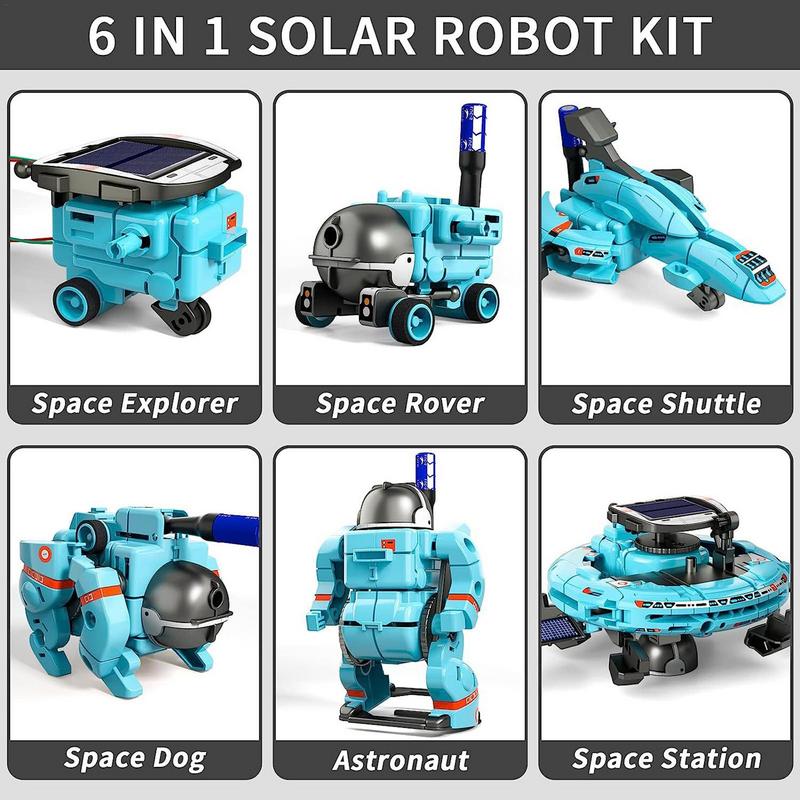 6 In 1 Solar Robot Kit Kids Ed - Stem Solar Robot Kit For Kids 评论和价格