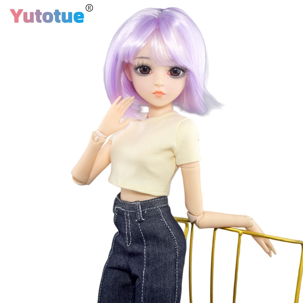 YUTOTUE 60cm Height Girl Doll  - Bjd Doll 1 6 Full Set With Clothes 评论和价格