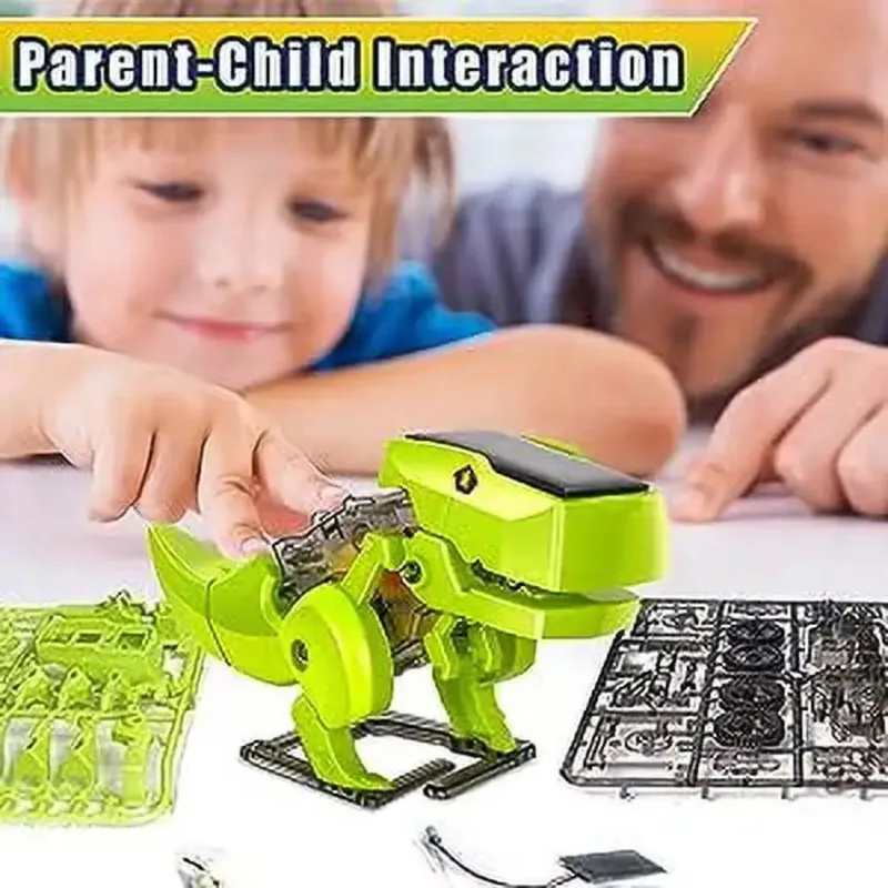 3-in-1 Solar Robot Kit, Dinosa - Stem Solar Robot Kit For Kids 评论和价格