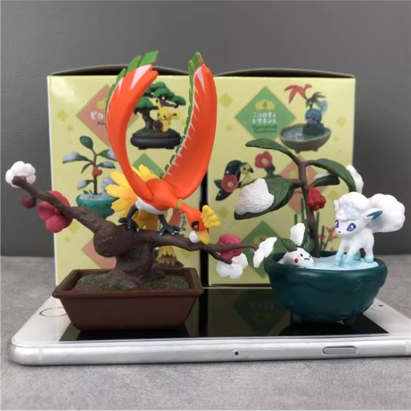 ReMent Pokemon Bonsai Collecti - Anime Action Figure Blind Box 评论和价格
